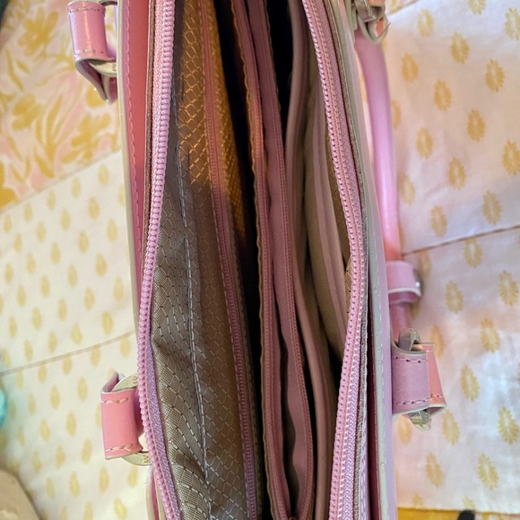 McKlein USA Winnetka 15.6” Ladies Pink Briefcase - Picture 4 of 5